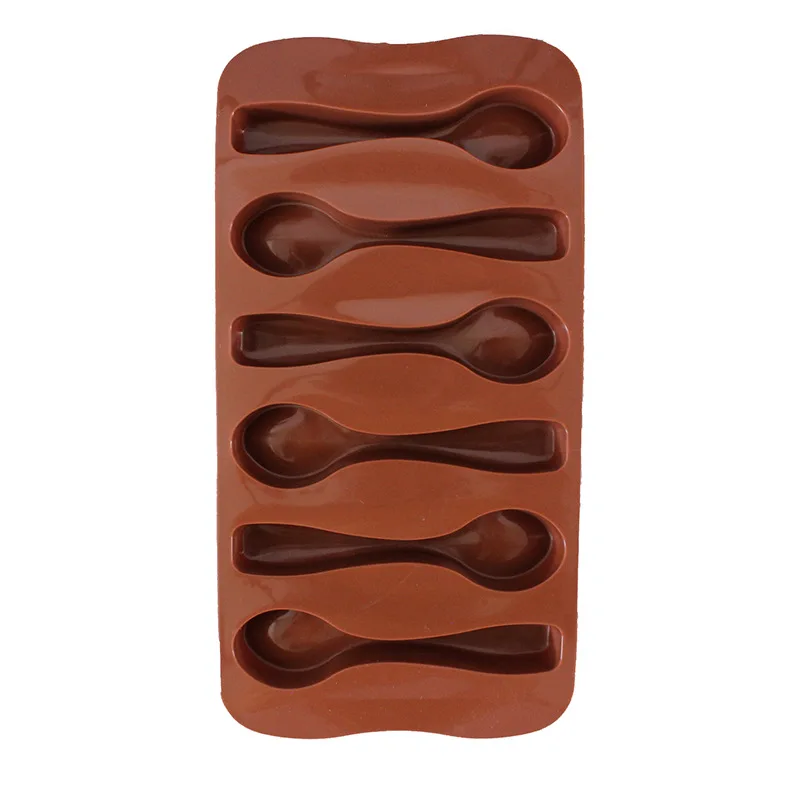 Силиконовая форма 3D ложка для придания формы шоколаду украшения торта