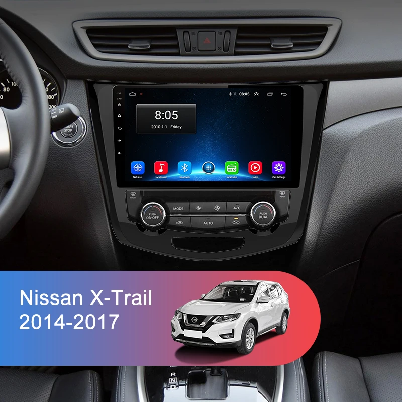 Junsun V1 2G + 32G Android 8 0 DSP для Nissan X Trail Qashqai 2014 2017 автомобильный Радио мультимедийный