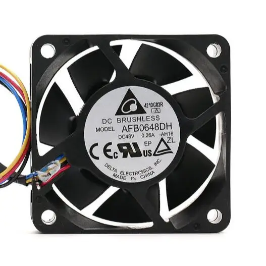 

DELTA AFB0648DH 6025 6CM 48V 0.26A Four-wire PWM Speed regulating Heat dissipation Fan