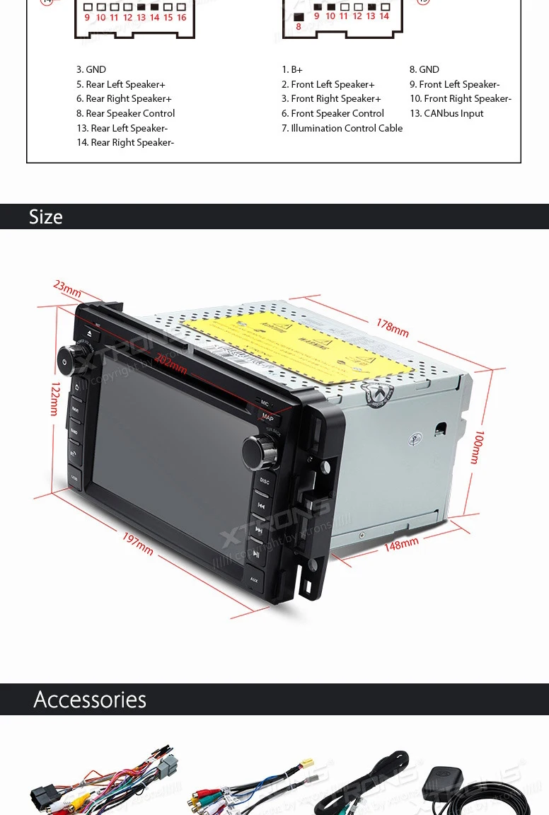 Discount Android 8.0 Oreo OS 7"  Car DVD Multimedia for GMC Yukon 2007-2014 & Sierra 2007-2014 & Acadia 2007-2012 with 4GB RAM 32GB ROM 21