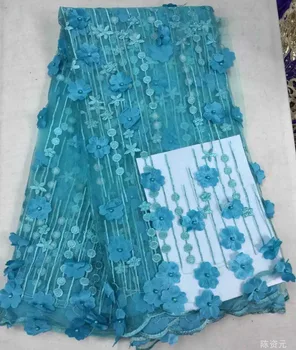 

5 colors lace Appliques beaded french lace fabric African sewing tulle lace classic for dress