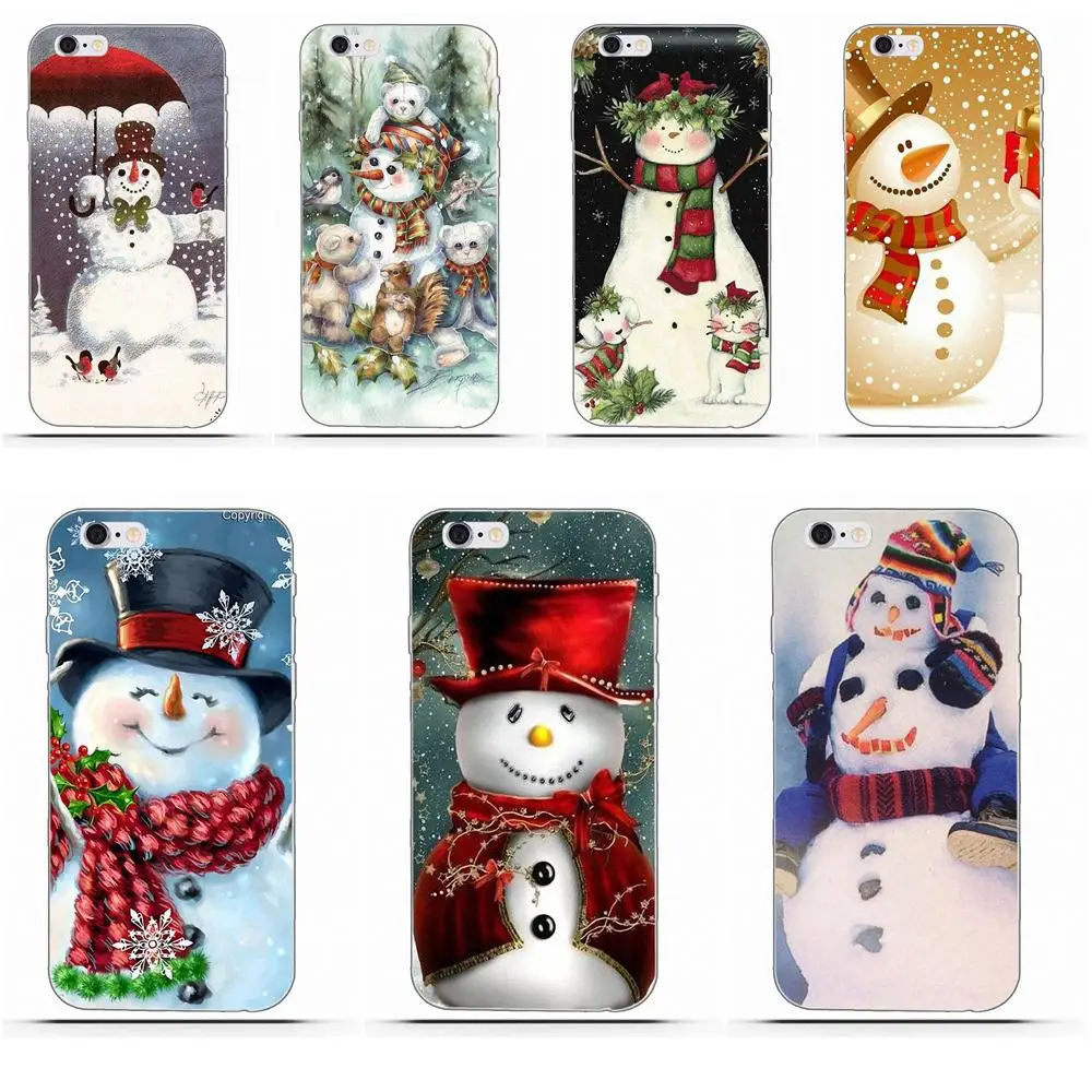 Funny Merry Christmas Santa Claus Snowman S For Huawei Honor 4C 5A 5X 6A 6C 6X 7X 9 V8 V10 Mate 7 8 10 P9 P20 Pro Lite Play | Мобильные