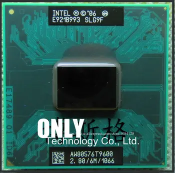 CPU para ordenador portátil, CPU Core 2 Duo t9600 T9600, 6M de caché/2,8 GHz/1066/Dual-Core, para GM45/PM45, nuevo