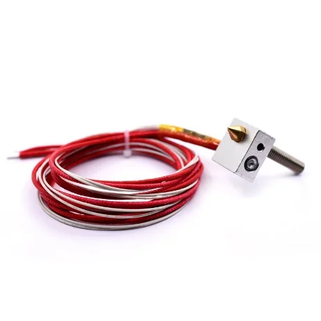 MK8 Extruder Hot End Kit DIY Hot End + Heater Cartridge Aluminum Heat Block 3D Printer Parts 1