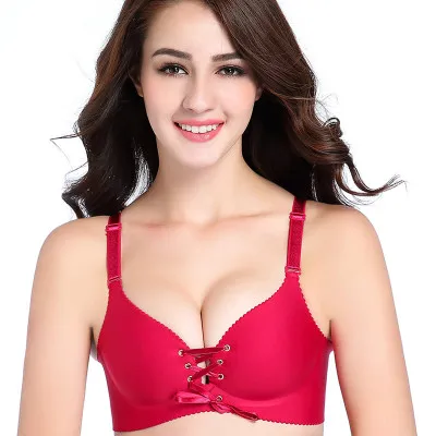 FallSweet Padded Push Up Bras Add Two Cups Brassiere Unlined