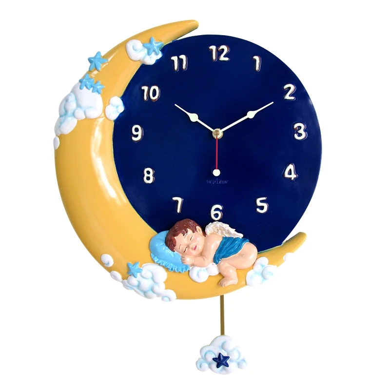 Best Price New Creative Angel Luminous Wall Clock Home Fashion Clock Mute Stereo 3D Moon Garden Clock Table Creative Home Decor Accessories Best Price New Creative Angel Luminous Wall Clock Home Fashion Clock Mute Stereo 3D Moon Garden Clock Table Creative Home Decor Accessories