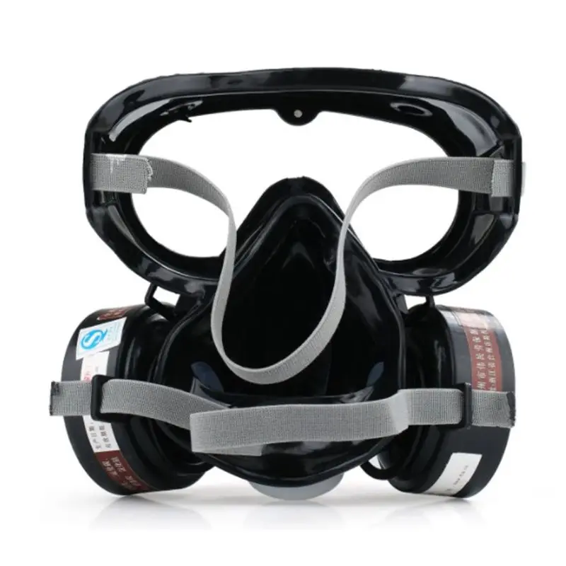 

1Set Standard Size 9600A One Piece Full Face Respirator Dust Gas Mask for Painting Spary Smoke Fire Synthesis Protection