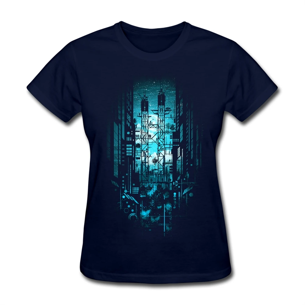 Женская футболка с принтом Steelscape по низкой цене футболки для принтера одежда