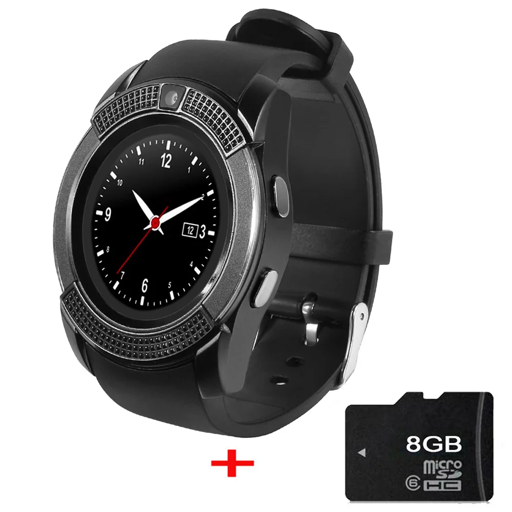 Купить timeowner Bluetooth смарт часы SIM-карты V8 с ТФ карты БГ круг ...