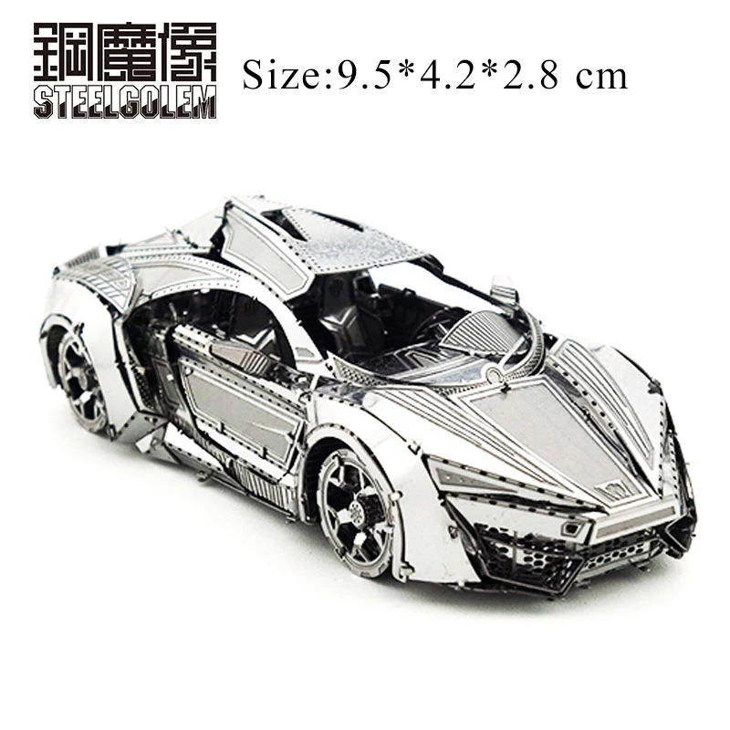 

Super Car Stainless Steel 3D Metal Nano-dimensional Kits Puzzle Assembling Cut Model Jigsaw Creative Birthday Gift Decoration