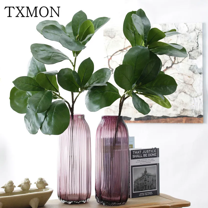 

Simulation Ye Qinye leaf fake flower mini 3 head gourd leaf home decoration home party reunion office simulation plant