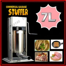 7L для домашнего и коммерческого использования экструдер для мяса машина для приготовления колбасы