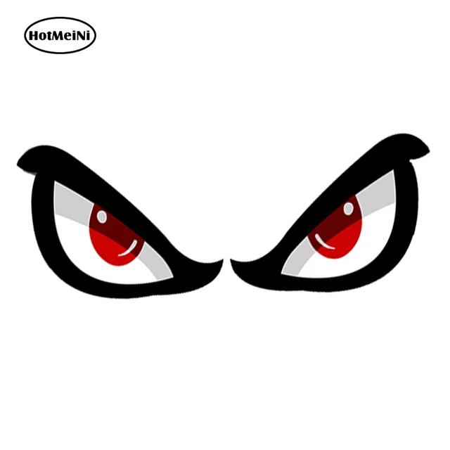 HotMeiNi Car Styling 3D Car Sticker Waterproof Aufkleber No Fear Augen
