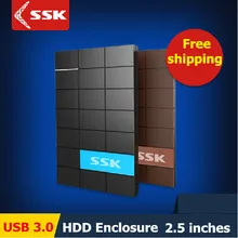 Ssk USB 3.0 HDD 2.5 pulgadas SATA HDD CASE disco duro Serial port caja externa disco duro caja caja de disco duro