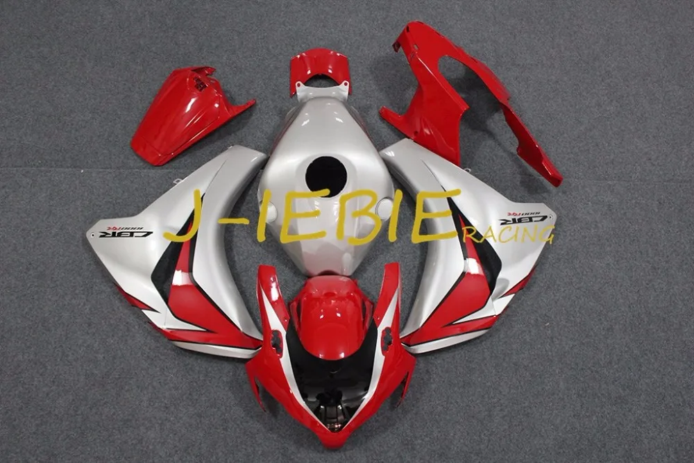 

Red Silver Injection Fairing Body Work Frame Kit for HONDA CBR1000RR CBR 1000 CBR1000 RR 2008 2009 2010 2011