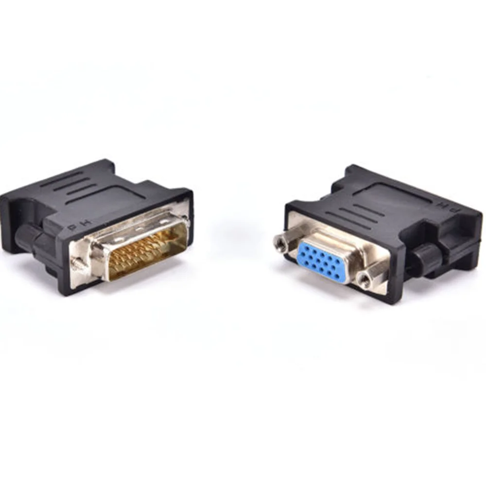 Адаптер с переходником на VGA 18 + 1 штырьковый переходник DVI гнездового 15 штырьков