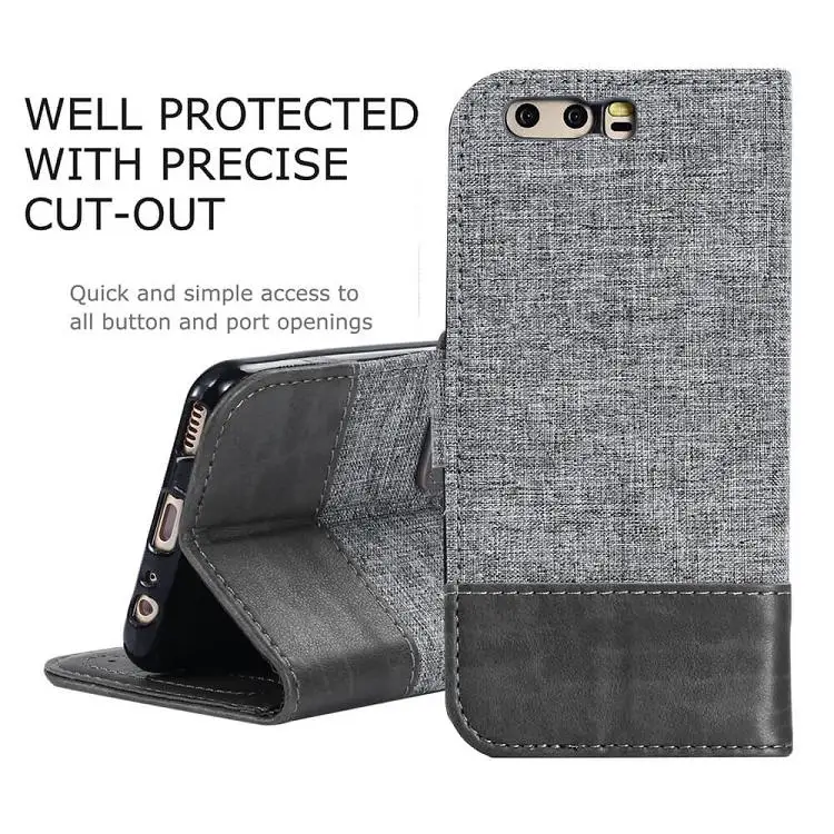 Business Canvas Leather Case For Huawei Mate9 Mate9 Pro