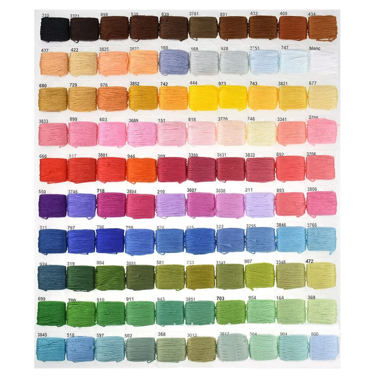 96 Colors Embroidery Floss Cross Stitch Thread Kit with Sewing Needles Tools Storage Box Accessories for DIY Handmade Art Crafts