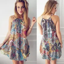 ITFABS, новинка, Женский Летний жилет с цветочным рисунком, топ без рукавов, пляжный Повседневный Свободный Топ на бретелях