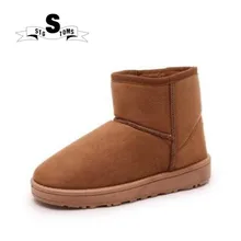 Для женщин Зимняя Теплая обувь модные ботильоны Водонепроницаемый Клин Зимняя обувь на платформе держать теплая обувь с мехом внутри для Женская прогулочная обувь