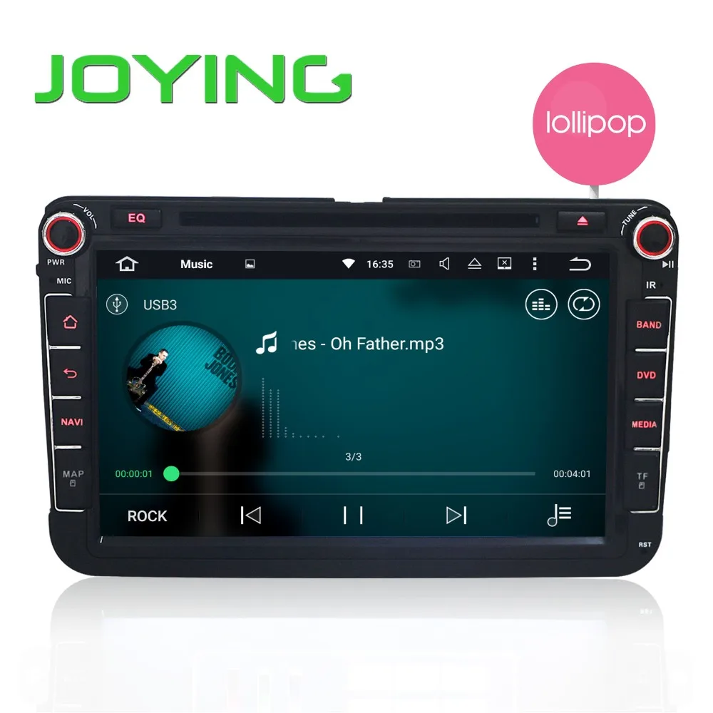  2 Din Car Radio Stereo Android 5.1 Quad Core Audo DVD Player HD 1080p Navigation for VW Skod POLO GOLF PASSAT CC JETTA TOURAN 