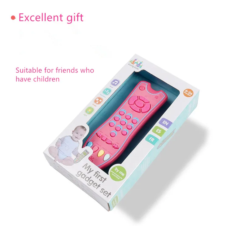 Красочный музыкальный мобильный телефон ТВ пульт дистанционного управления Ранние развивающие игрушки электрические цифры дистанционная обучающая машина, игрушка в подарок детские игрушки