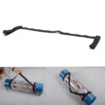 

Polyester Yoga Mat Sling Carrier Shoulder Carry Strap Belt Exercise Stretch