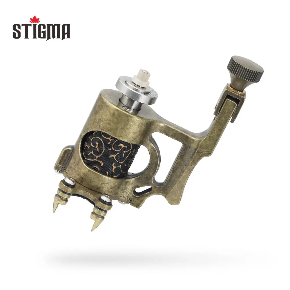 

Stigma Rotary Tattoo Machine For Liner and Shader Bronzy Electric 6300 r/m Machine Tattoo Body&Art M686