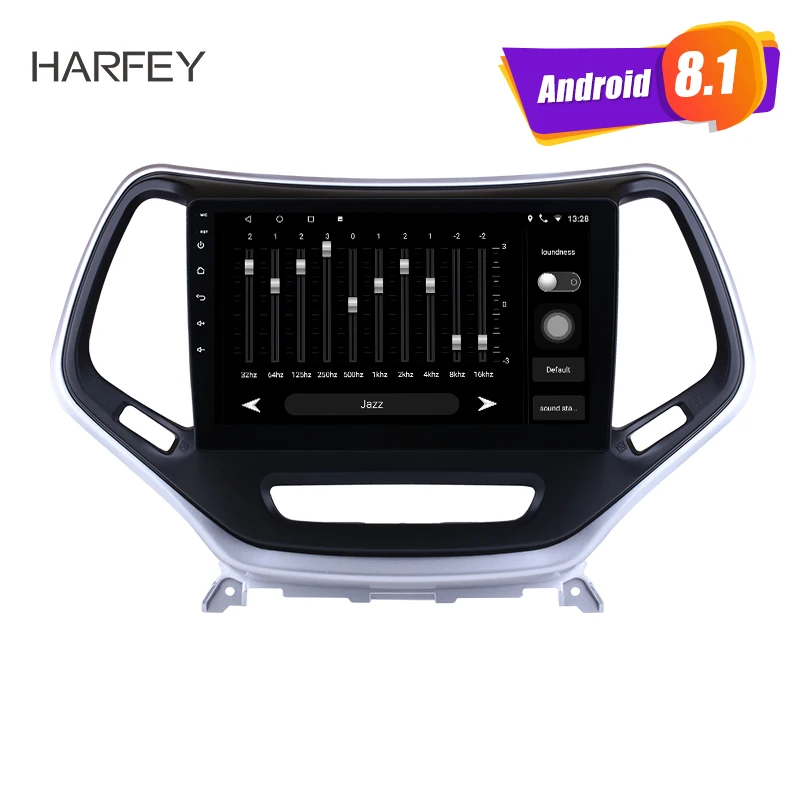 Harfey 10 1 &quotAndroid 9 для Jeep Grand Cherokee 2016 радио GPS навигационная система WIFI Bluetooth SWC