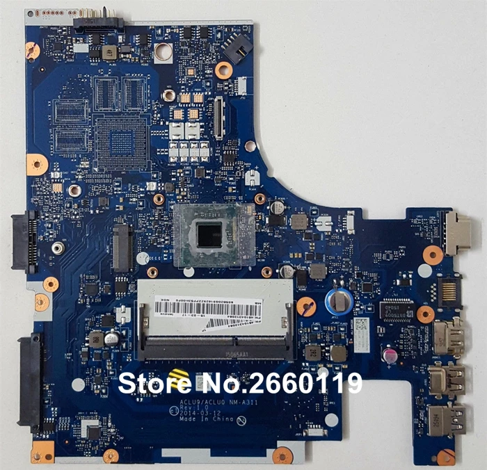 Материнская плата ноутбука для lenovo G50-30 NM-A311 с процессором Pentium, полностью протестирована