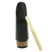 New Arrival Clarinet Clarionet Mouthpiece Plastic with Bamboo Reed Woodwind Instrument Accessories