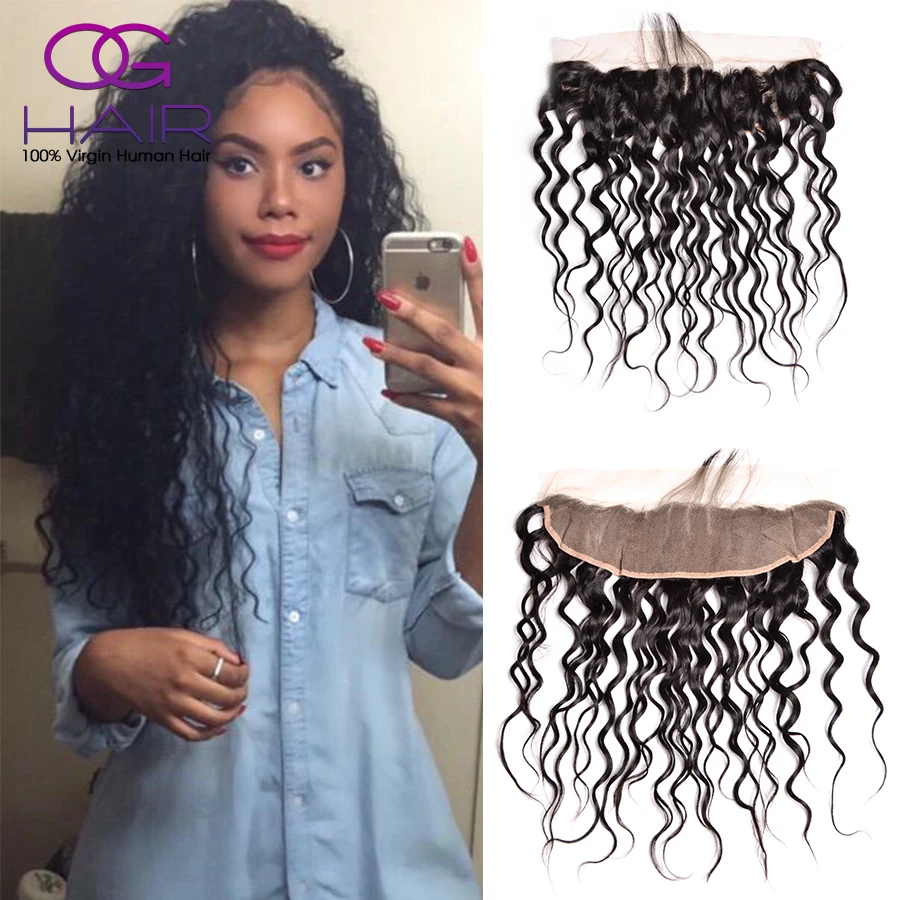 

Peruvian 13x4 Full Lace Frontal Closure with Baby Hair Natural Wave Virgin Hair 7A 100% Human Hair Ear to Ear Lace Frontal Weave
