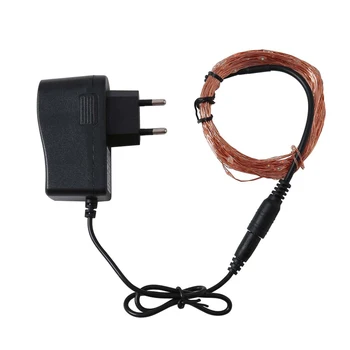 

10m 100 LEDs Copper Wire String Lights Home Decoration Lamp for Christmas Party Wedding EU Plug TB Sale