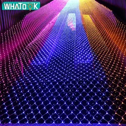 2x2M 3x2M 672 leds Garden Net Mash Fairy String Light Christmas Tree-wrap Lights Lantern Indoor Outdoor luce Holiday XMAS String