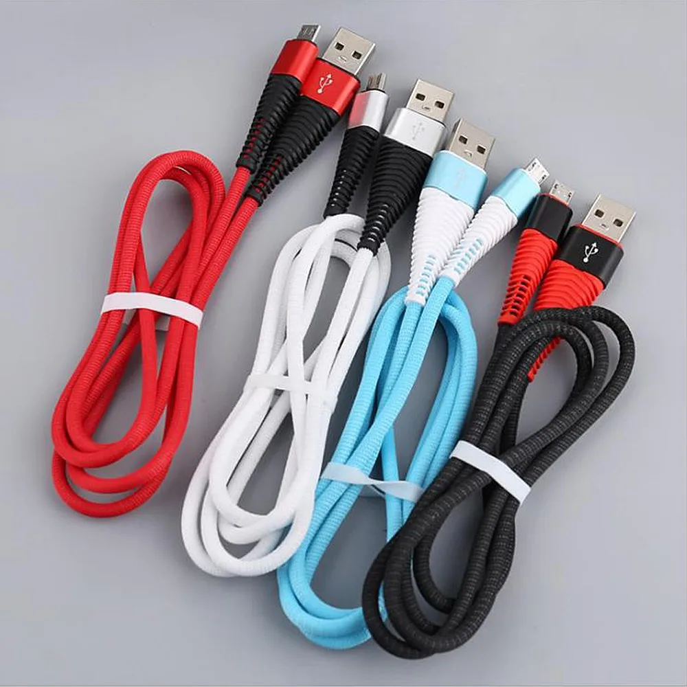 

1 M Type-C Charging Cable Portable USB Type C Cable for xiaomi redmi Fabric Braided Fast Charging Cable For Android Mobile Phone