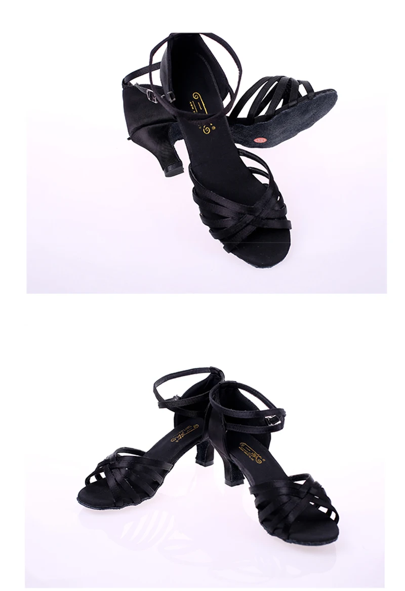 Сальса Латинская танцевальная обувь для женщин профессия Танго Бальные туфли высокий каблук кожа мягкая подошва женские танцевальные