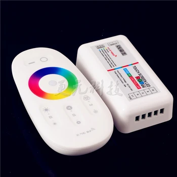 

2.4G RGBW LED Strip Dimmable RF Remote Wireless Touch Screen LED Controller 24A