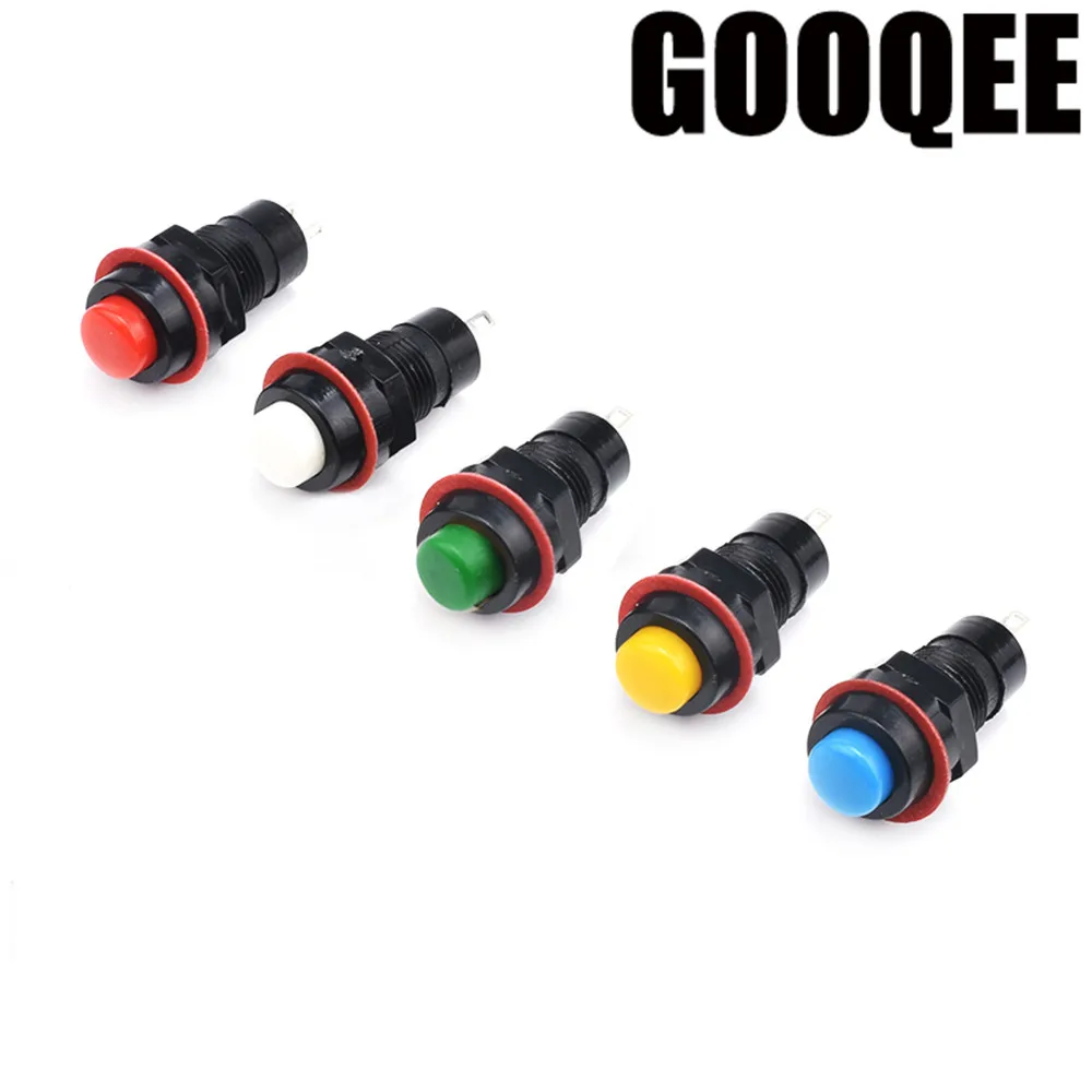 

1pcs or 5pcs/lots DS-213 self-reset Push Button Switch 10mm Self Return Momentary Push Button Switch