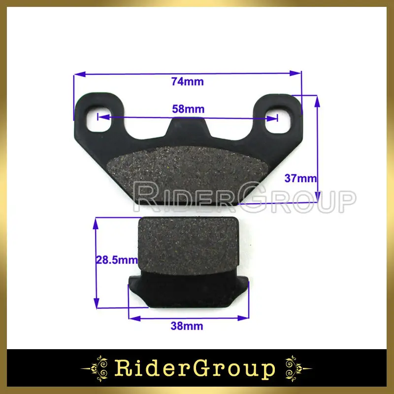 Bremsbeläge Für 50cc 70cc 90cc 110cc 125cc 140cc ATV Quad Dirt Pit Bike