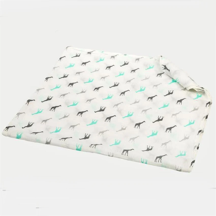 Hot White Black Muslin Blanket,100 Cotton Baby Infant Newborn Blanket