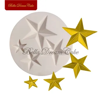 

Little Star Silicone Mold Fondant Cake Moulds for Soap Sugarcraft Gumpate Chocolate Mould Cake Decorating Tools Bakeware