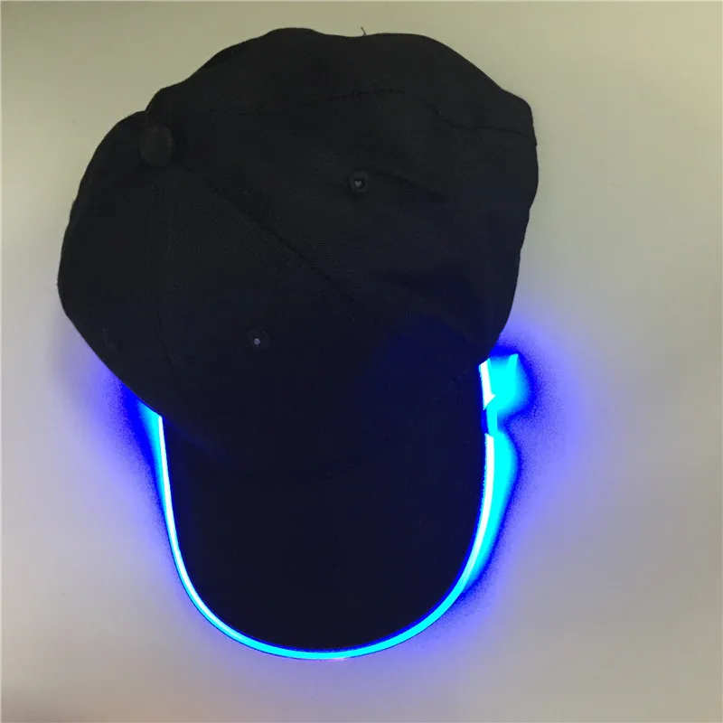10 шт/лот модные бейсбольные Путешествия свет необходимости светящиеся кепки кепка со светодиодами шляпа для мужчин многоцветные новинки