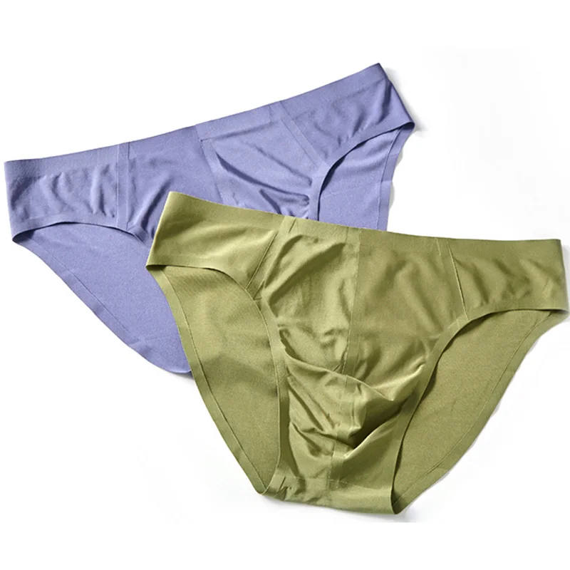 Размера плюс M XXXL Лидер продаж Для мужчин дышащая Ice Silk трусы сексуальное белье с