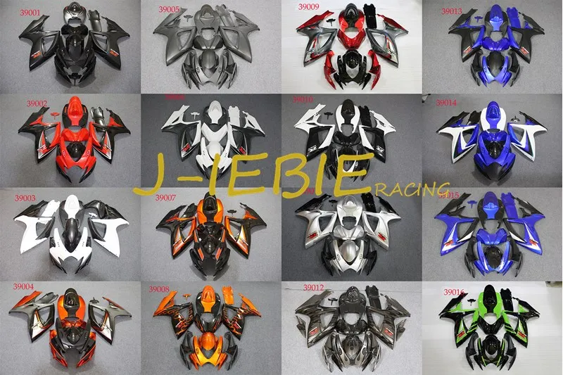 

ABS Injection Fairing Body Work Frame Kit for SUZUKI GSXR 600/750 GSXR600 GSXR750 2006 2007