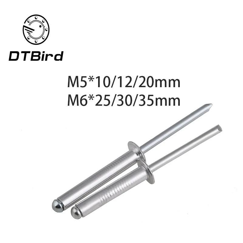 50 шт. M6* 10/12/20 M5* 25/30/35 алюминиевое окно с круглым носком с заклепками; для художественного оформления ногтей, поп-Горячая Распродажа года