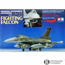 Tamiya 60701 1/72 General Dynamics OHS/Lockheed F16 Fighting Falcon Assembléia Modelo Kits de Construção de Força Aérea oh