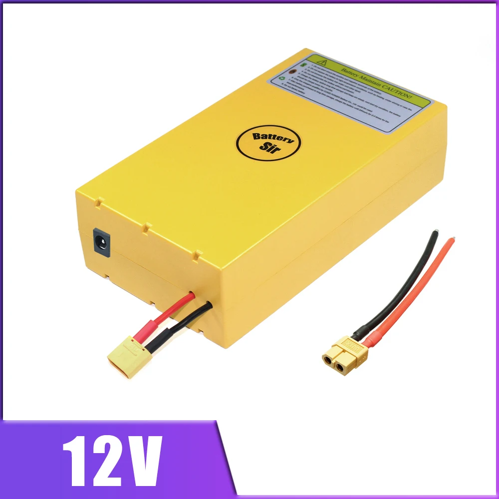 

12V 80AH Lithium ion Battery 12.6V 60AH Portable Solar LED lamp Storage cctv camera battery