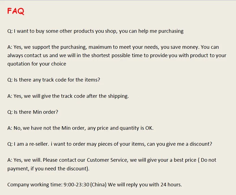 FAQ