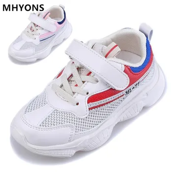 

2020 children's sports shoes children's shoes boys casual shoes girls breathable mesh breathable flying knit elastic shoes