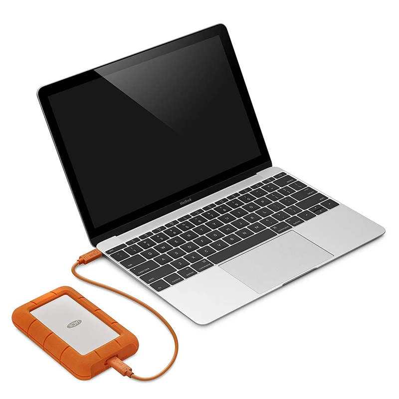 Жесткий диск Seagate LaCie Rugged 1 ТБ 2 4 5 USB C и 3 0 Портативный жесткий &quotвнешний для ПК